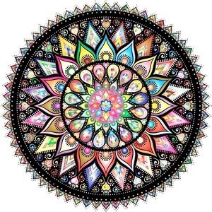 New in Sealed Box Bgraamiens Geometric Colorful MandalaJigsaw Puzzle 100 Pieces